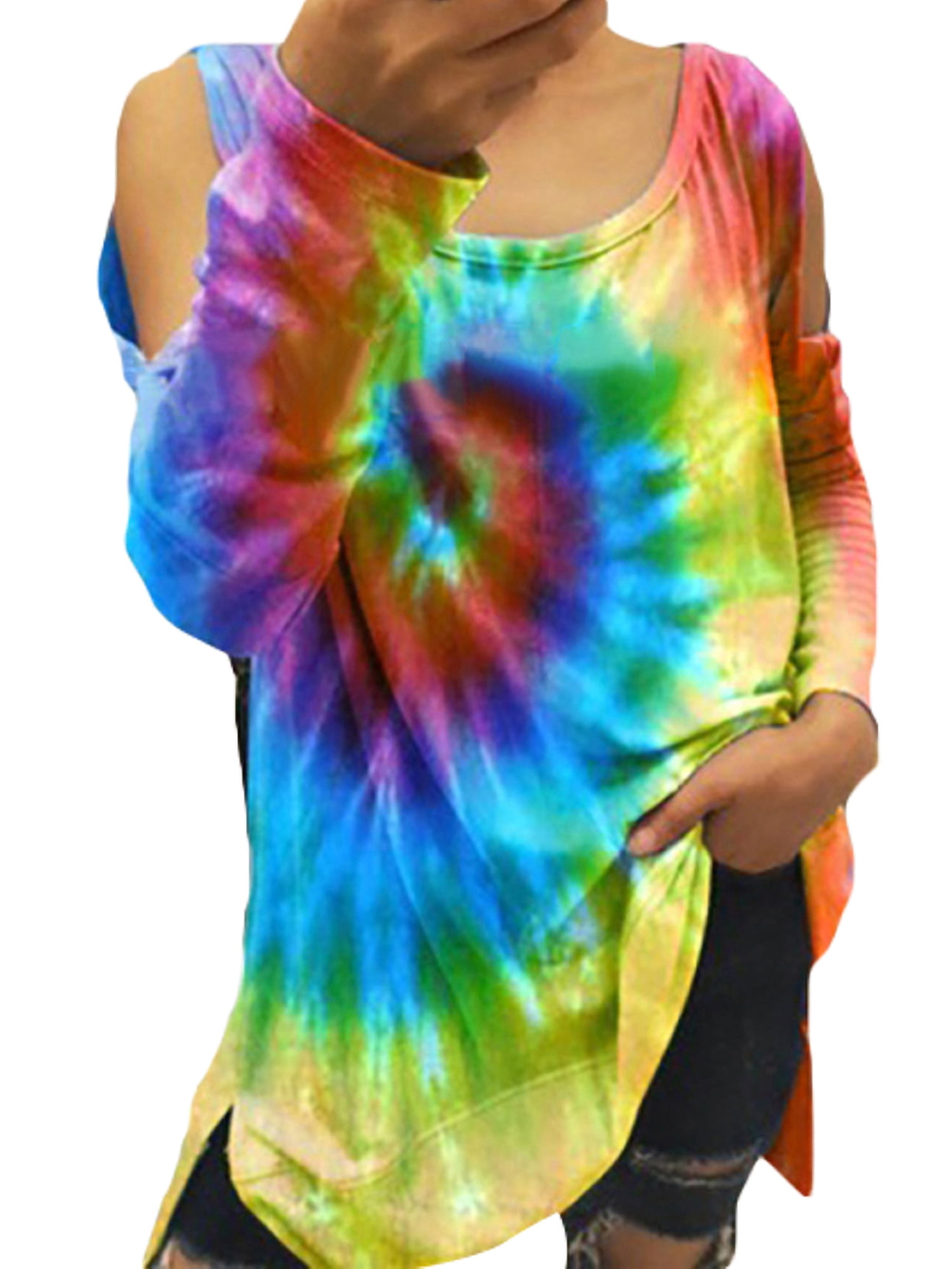 womens plus tie dye shirts