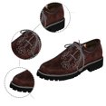 thumbnail image 5 of Men's Embroidered Suede Side-Lace Casual Shoes With Sole for Everyday, 5 of 8