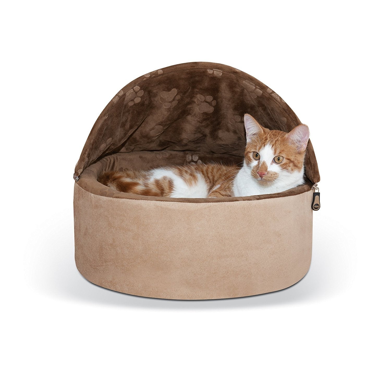 Petmaker Cozy Cat Travel Soft Sided Pet Carrier Tan/Leopard 