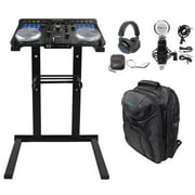 Hercules Universal DJ USB Bluetooth Controller+Stand+Mic+Headphones+Backpack