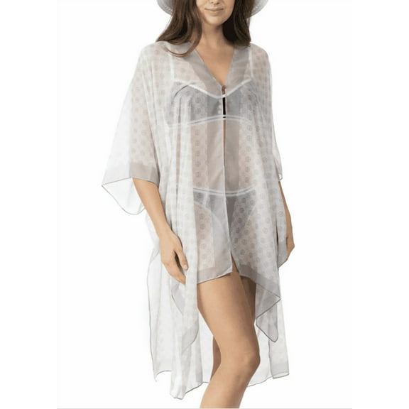 Giani Bernini Women's Signature Logo Button-Front Kimono Cover up