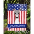 thumbnail image 3 of Caroline's Treasures BB2166GF God Bless American Flag with Italian Greyhound Flag Garden Size , Small, multicolor, 3 of 3