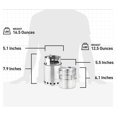 thumbnail image 3 of Solo Stove Titan & Pot 1800 Set: Portable, Wood Burning Campstove + 1,8 L Pot | Incl. Nylon Sack, For 2-4 People, 304 Stainless Steel, 3 of 6