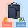thumbnail image 6 of BCZHQQ Large Capacity Meal Bag - Handheld or Shoulder/Crossbody Style - Insulated Lunch Box Bag with Fresh Ice Pack for All-Day Temperature Control,Summer Saving Clearance, 6 of 7