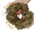 thumbnail image 3 of Pony Tail Hair Extension Bun Big Wave Curls Hairpiece Wrap Chignon Scrunchie Synthetic Hair for Women, 3 of 8