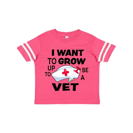 

Inktastic I Want To Grow up To Be a Vet Gift Toddler Boy or Toddler Girl T-Shirt