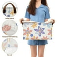 thumbnail image 5 of Yayeee Foldable Storage Basket for Shelves with Handles Set of 2 Waterproof Cloth Bins, Blue Retro Flower, 5 of 7