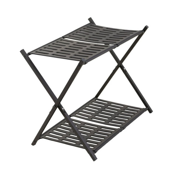 TISHITA Metal Luggage Rack for Guest Room Shelf Lightweight Portable Luggage Holder Foldable for Living Room Home Decor Bedroom Hotel