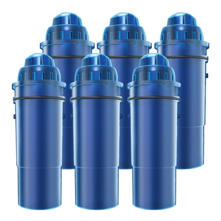 Maytag Water Filter Pur Ukf8001 AQUACREST CRF-950Z Pitcher Water Filter, Compatible with Pur Pitchers and Dispensers PPT700W, CR-1100C, DS-1800Z and More (Pack of 6) ()