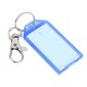 thumbnail image 2 of Blue Plastic Name Keys ID Tags Label Luggage Suitcase Bag Keyring Keychain, 2 of 5