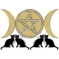thumbnail image 2 of CafePress - Diamond Pentagram Cats - Pint Glass, Drinking Glass, 16 oz. CafePress, 2 of 4