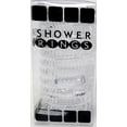 thumbnail image 2 of 2 Pack Plastic Shower Curtain Rings 12 Piece Per pack - Clear, 2 of 2