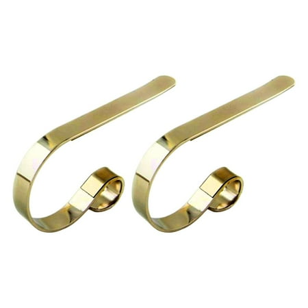 

2Pieces Iron Hook Fireplace Metal Hanger Grip Party Supplies