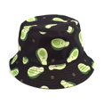 thumbnail image 1 of Lindo sombrero de pescador para playa, sombreros de pescador para mujeres, reversible, de doble cara, aguacate, negro/berenjena$Sombrero de pescador reversible, gorra de verano para playa, 1 of 3
