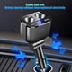 thumbnail image 4 of onlyliua ¡ ¡Ofertas Prime Day Hoy 2024! Cargador de Teléfono para Automóvil Cargador Rápido Uno para Dos Autos Puerto de Carga Usb con Orificio de Alimentación Cargador de Automóvil Acuado para Carga, 4 of 6