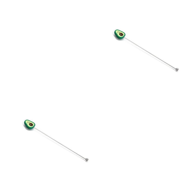 Naiovety Varilla mezcladora de acero inoxidable, cuchara, varilla agitadora, cucharas de pulido, cucharas para mezclar bebidas, regalos, Type3 NO3