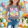 thumbnail image 2 of Unisex Easter Print T Shirts Grey 6Y-7Y, 2 of 4