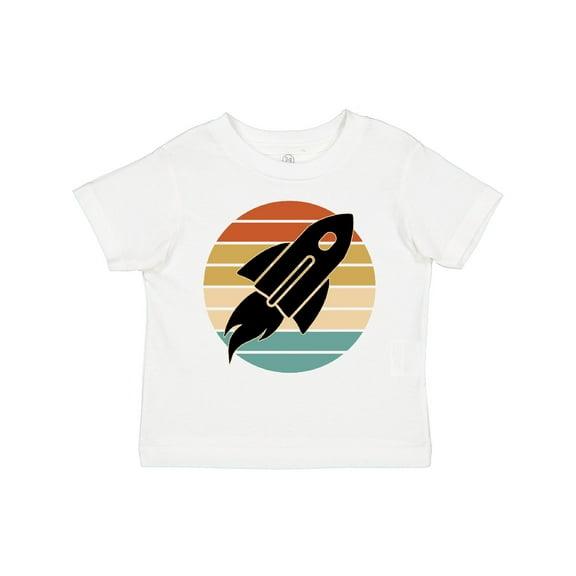 Inktastic Space Rocket Retro Sunset Boys or Girls Toddler T-Shirt