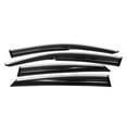thumbnail image 3 of Ikon Motorsports Compatible with 16-21 Civic X 10th Gen Sedan IKON Roof Spoiler MUG Window Visor Chrome Trim, 3 of 8