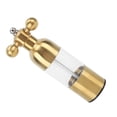 thumbnail image 4 of Pepper Mill Professional Refillable Ceramic Rotor Coarseness Adjustable Manual Pepper Salt Grinder for Kitchen Gold Small, 4 of 14