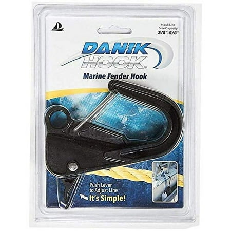 UPC: 0892771002143 | Danik Hook Marine Fender Hanger Hook High Strength Composite Anchor Clip Knotless Anchor System Easy to Use Holds 500 lbs.
