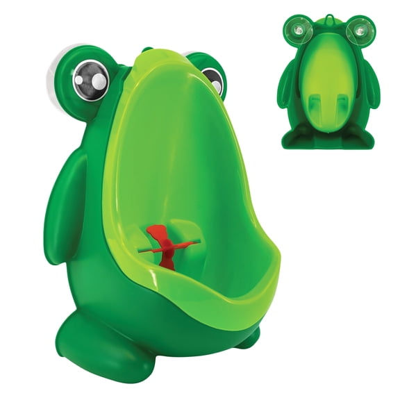 Supbessel Froggy Potty Urinal for Boys – Stick-On Wall Mount, Potty Training Urinal for Boys, Wall-Mounted Toilet Training Bowl with Suction Cup Height Adjustable