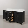 thumbnail image 4 of Water Creation Madison 72" Wood Double Bathroom Vanity in Espresso/Chrome, 4 of 8