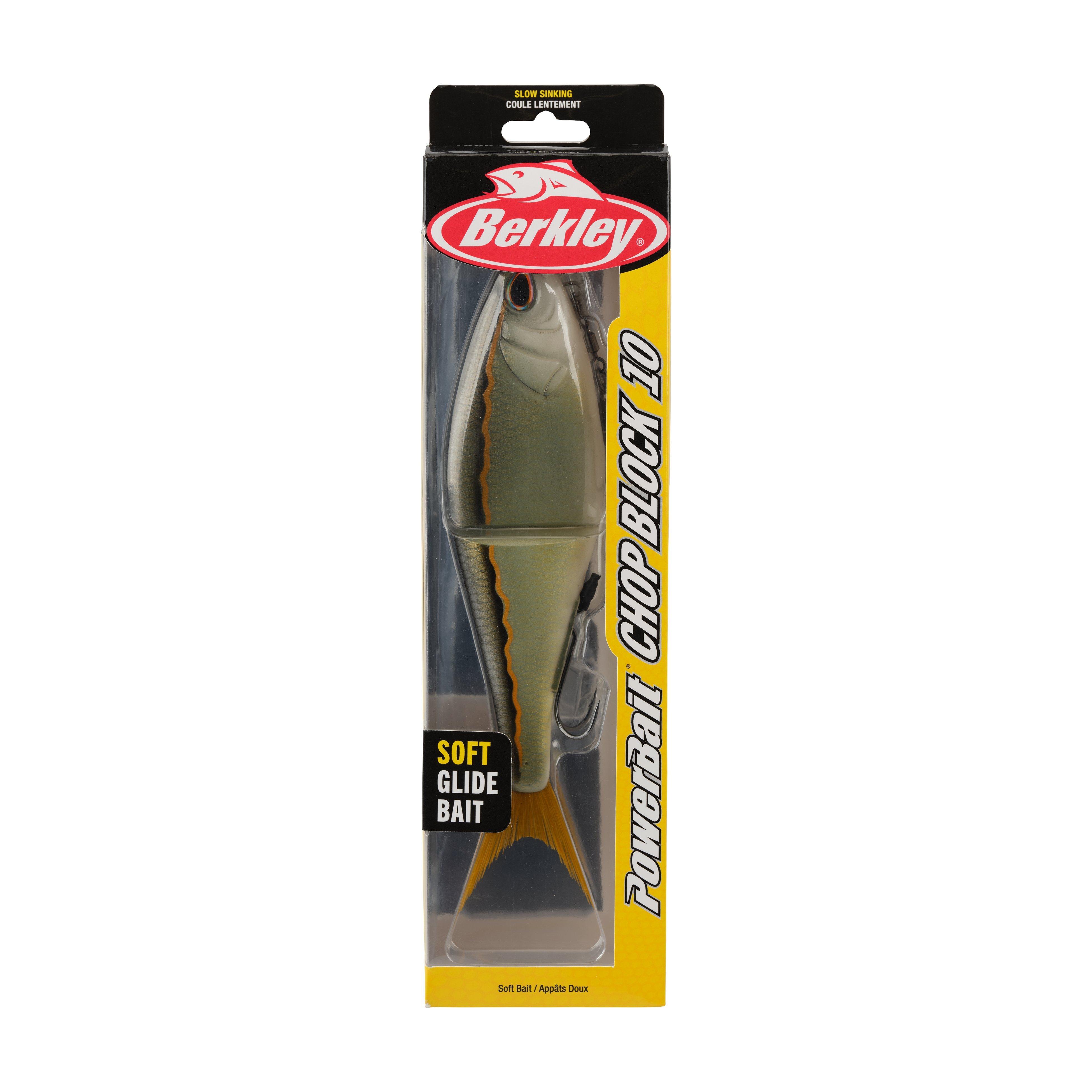 Berkley PowerBait® Chop Block, 10 in, Golden Shiner