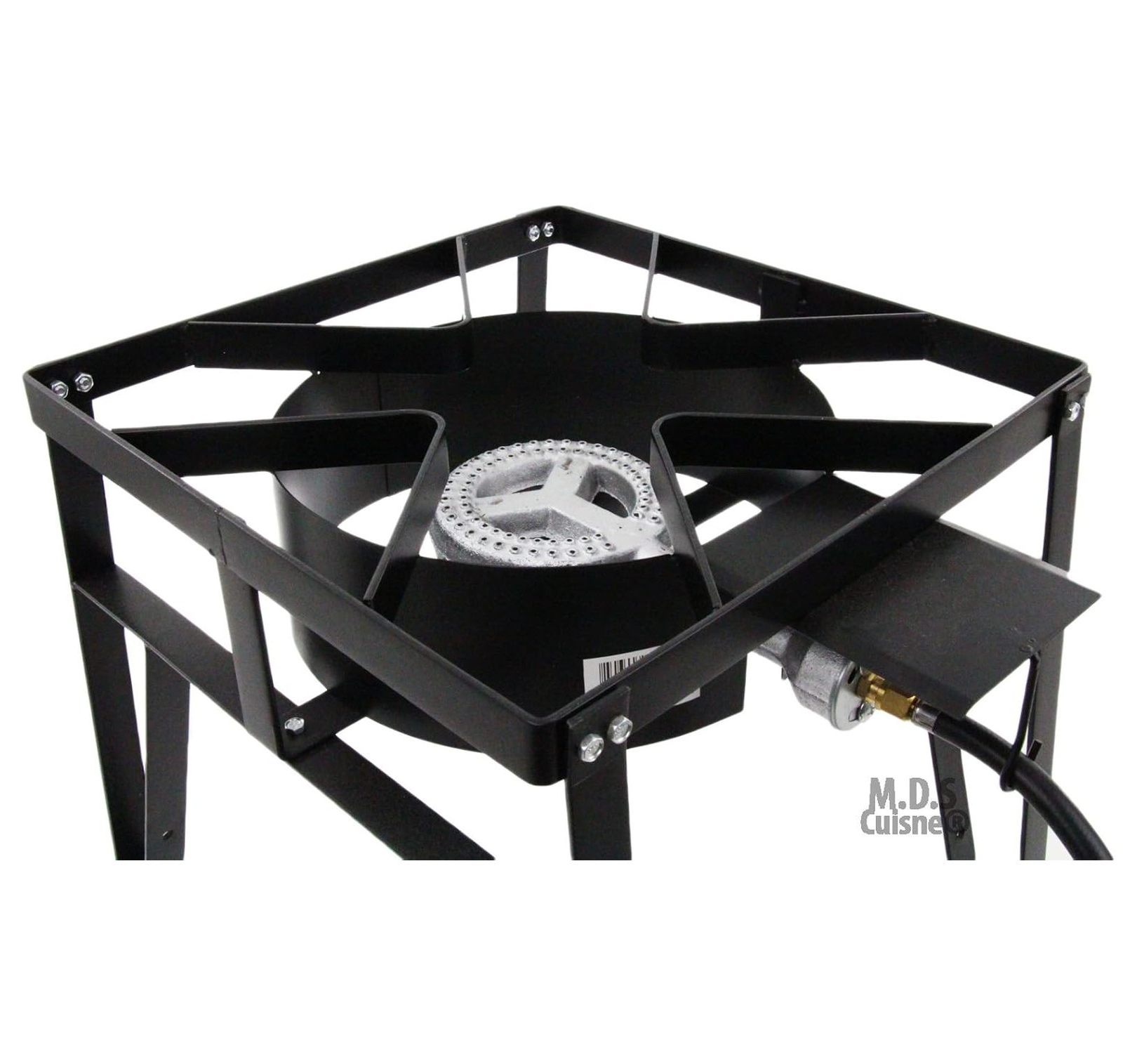 Single High Pressure Gas Burner Square Patio Outdoor Stove Propane Camping Heavy Duty