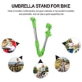 thumbnail image 3 of Phenofice 1 Pce Support de Parapluie de Vélo en Acier Inoxydable Noir Support Réglable pour Pluie et Soleil, 3 of 8