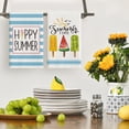 thumbnail image 2 of Ice Cream Watermelon Happy Summer Kitchen Towels Dish Towels, 18x26 Inch Seasonal Summer Decoration Hand Towels Set of 2, 2 of 6