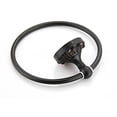 thumbnail image 2 of Antique Black Brass Towel Ring: Stylish Bathroom Accessory for Any Room!, 2 of 10