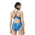 thumbnail image 4 of Speedo Maillot de Bain une Pièce à Dos Propulsé Imprimé pour Femmes - Rayures de Mer Bleu, Taille : 28, 4 of 4