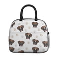 thumbnail image 2 of Boxer and Dog Paw Print White Insulated Leakproof Lunch Box for Work, Lunch Bag for Women Men, Loncheras Para Mujer for Beach Travel Picnic Camping, 2 of 6