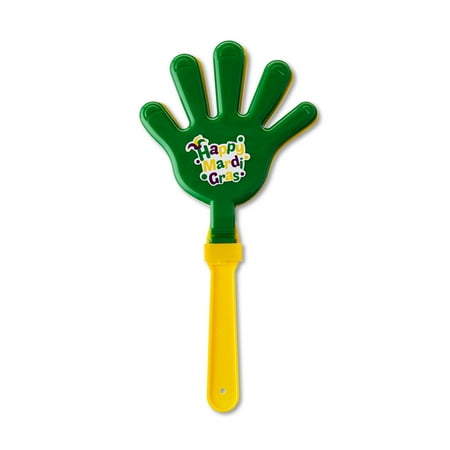 Mardi Gras Green Hand Clapper Party Favor, by Way To Celebrate
