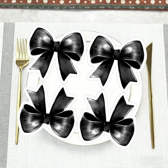 Upgraded 50 Bow-ties Napkins Bow-themed Party Decorations Bow Patterns Disposable Napkins Suitable For Baby Showers Bridal Showers Birthday Parties Etc. B