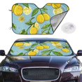 thumbnail image 2 of Balery Lemon Windshield Sun Shade, Car Front Window Sunshade Cover ,Automotive Interior Portected Blocks Uv Rays For Car Pickup Truck Suv Accessories- Small, 2 of 7