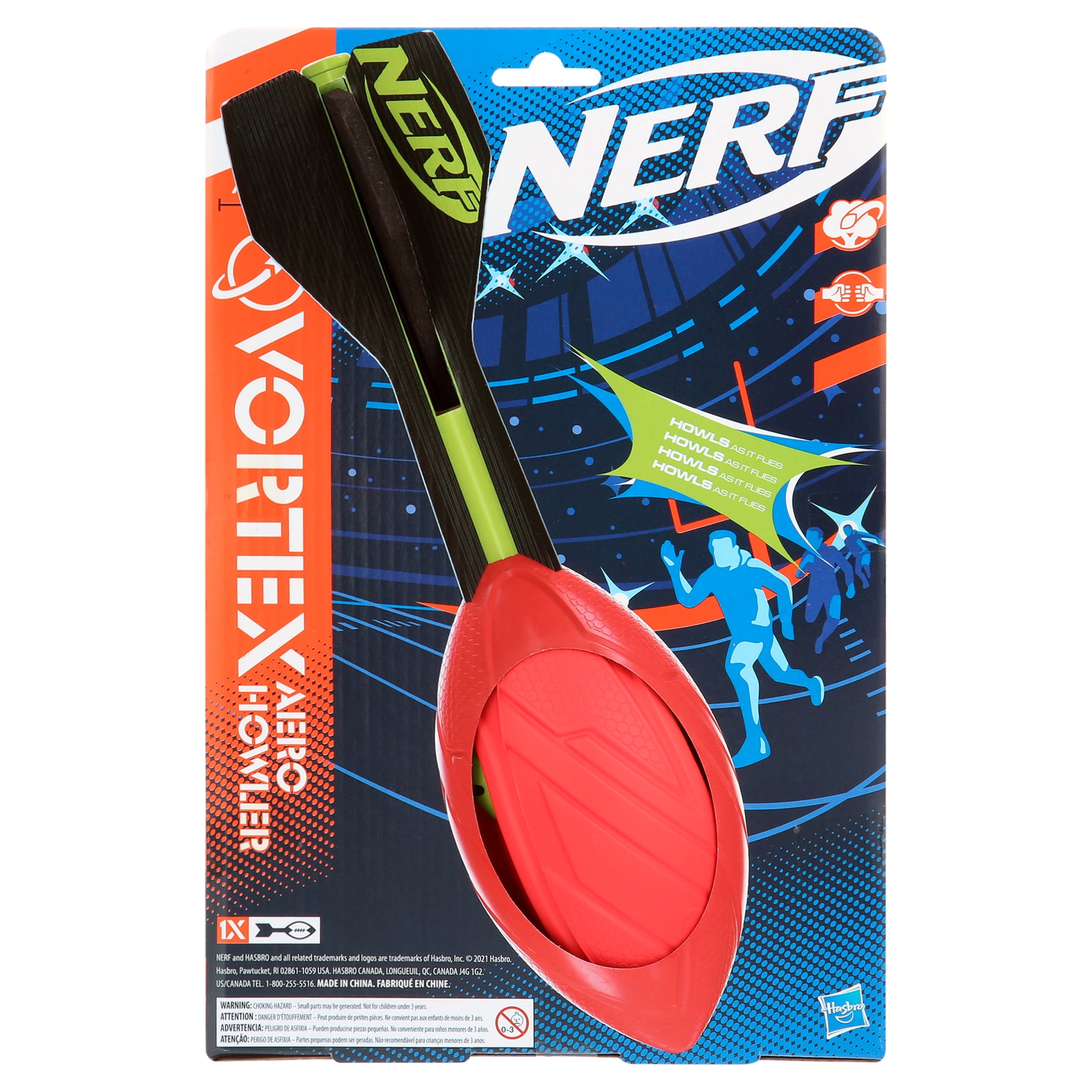 Nerf Vortex Aero Howler Foam Ball, Classic Long-Distance Ball 