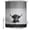 Black, variant on Highland Cow Reading Newspaper on The Toilet Shower Curtain for Bathroom, Funny Animal Waterproof Cloth Fabric Bathroom Accessories Set with 9 Rust Proof Plastic Hooks, 36"x72"