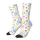 thumbnail image 1 of Fotbe Easter Egg3 Calcetas Largas con Estampado para Hombre y Mujer – Calcetas de Compresión Transpirables y Elásticas, Viajar y Uso Diario Talla 5-11, 1 of 6
