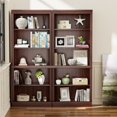 thumbnail image 3 of Vineego Wood Bookcase Tall Book Shelves 5 Display storage Organization Furniture for Living Room,Cherry Red, 3 of 7