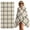 Black, variant on Linen Buffalo Check 2-in-1 Beach Towel Backpack,Quick Dry Beach Towel Blanket Bag,Retro Black Lines Grid Pattern Portable Bath Pool Yoga Swim Picnic Camping Towels Travel Essential 27.6x55 Inches