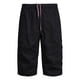 thumbnail image 3 of WILLBEST Pantalones Cargo Cortos de Verano para Hombre, con Botones, Bolsillos de Color Liso, Talla Grande, Lavado Medio, 3 of 5