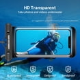 thumbnail image 3 of Funda impermeable para teléfono UnbreakCable IPX8 de 7 pulgadas, paquete de 2 unidades, negra, 3 of 8