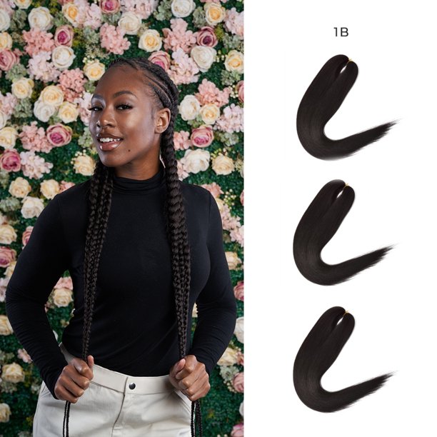 Dosso Beauty 28 Pre Stretched Hypoallergenic Itch Free Braiding Hair 85g Walmart Com