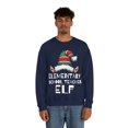 thumbnail image 4 of Elementary School Teacher Elf Unisex Sweatshirt, S-2XL Christmas Elves, 4 of 9