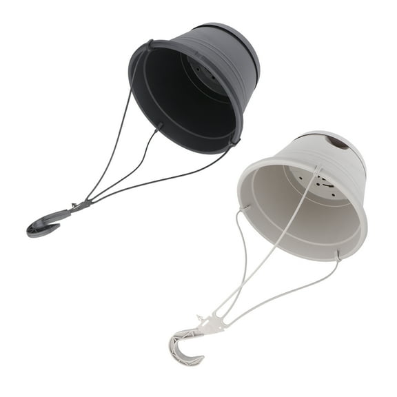 Zehuanyu 2 Sets Hanging Chlorophytum Pot Modern Flowerpot 55x25.5cm