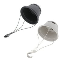 Zehuanyu 2 Sets Hanging Chlorophytum Pot Modern Flowerpot 55x25.5cm
