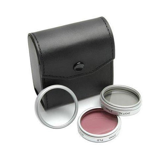 Bower 3-Piece 46mm Filter Kit with UV, Circular Polarizer, & ND4 Filters