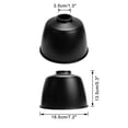thumbnail image 2 of FSLiving Replacement Black Metal Lampshade For Hanging Pendant Lamp Wall Light E26 Base Ceiling Light Minimalist Design - Set of 2, 2 of 5